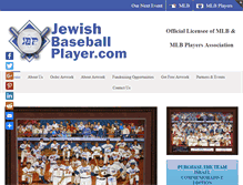 Tablet Screenshot of jewishbaseballplayer.com